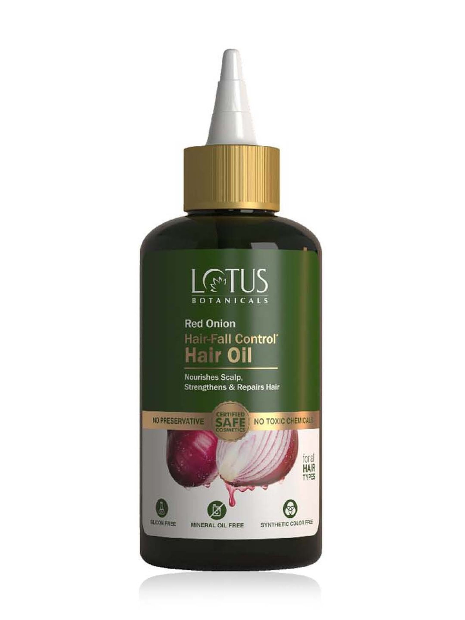 Lotus Botanical Red Onion Hair Fall Control Hair Oil - 200 ml