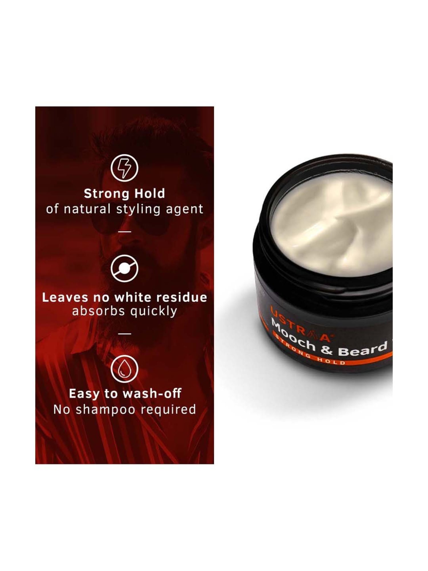 Amazing Earth Beard and Mustache Holding Wax Gel - 100 gm