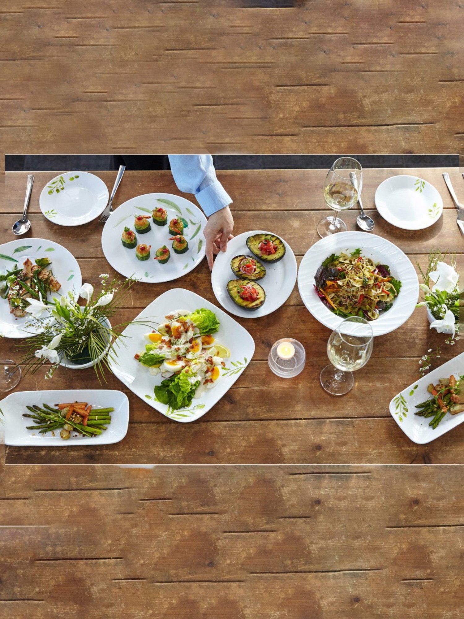 Corelle Asia Dancing Leaves Curry Bowl (828ml)