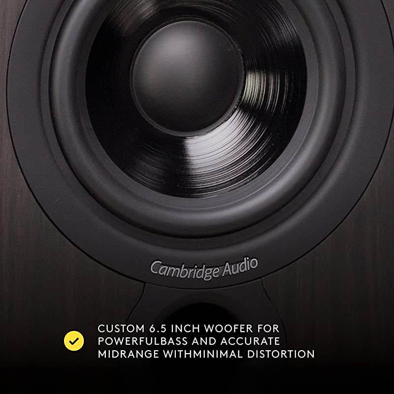 New  SX-60 Bookshelf Speaker | 100 Watt Home Theater Compact Speakers | Pair (Black)