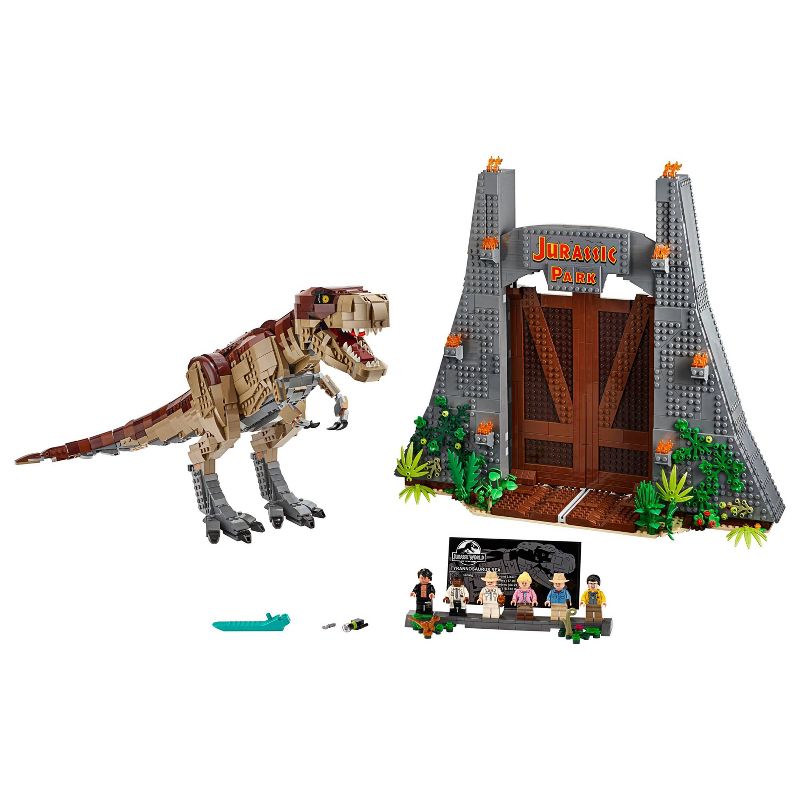 LEGO Jurassic World Jurassic Park: T. rex Rampage Building Kit 75936