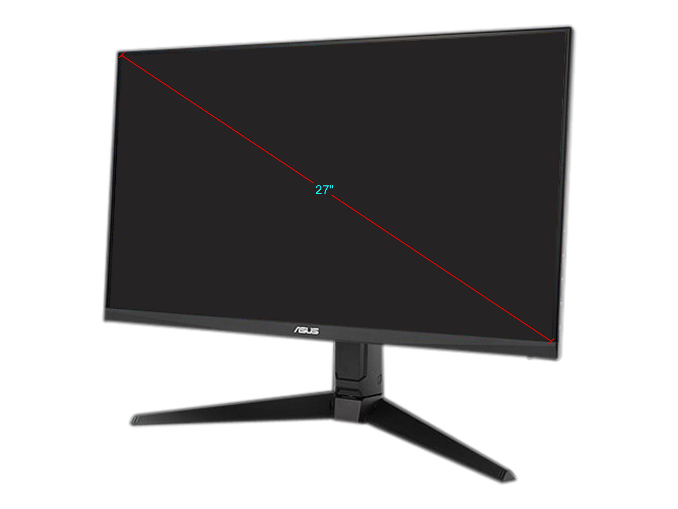 ASUS TUF Gaming VG27AQL1A 27" HDR Gaming Monitor, 1440P WQHD (2560 x 1440), 170Hz (Supports 144Hz), IPS, 1ms, G-SYNC Compatible, Extreme Low Motion Blur Sync, HDR400, 130% sRGB, Eye Care, 2 x HDMI, DP