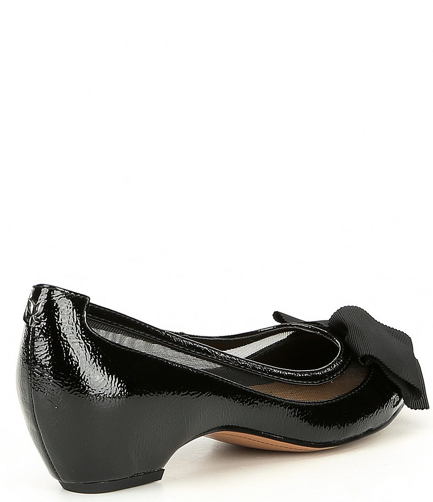 Trotters Kari Pearlized Leather Block-Heel Pumps