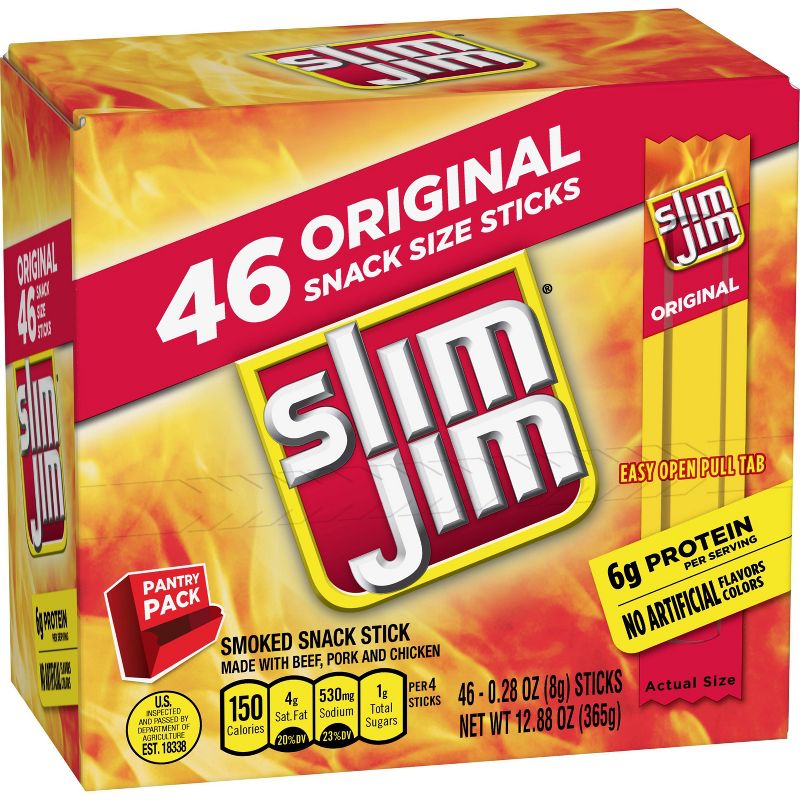 Slim Jim Original Beef Jerky - 12.88oz
