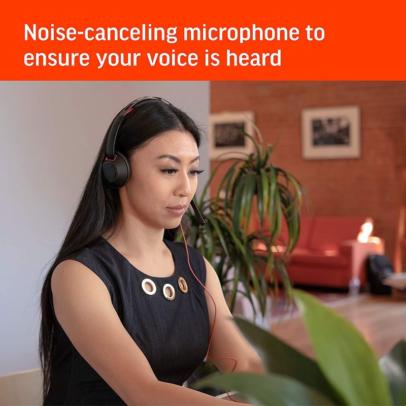 Plantronics Blackwire C5220 - Wired, Dual-Ear (Stereo) Headset with Boom Mic - USB-A, 3.5 mm to connect to your PC, Mac, Tablet and / or Cell Phone