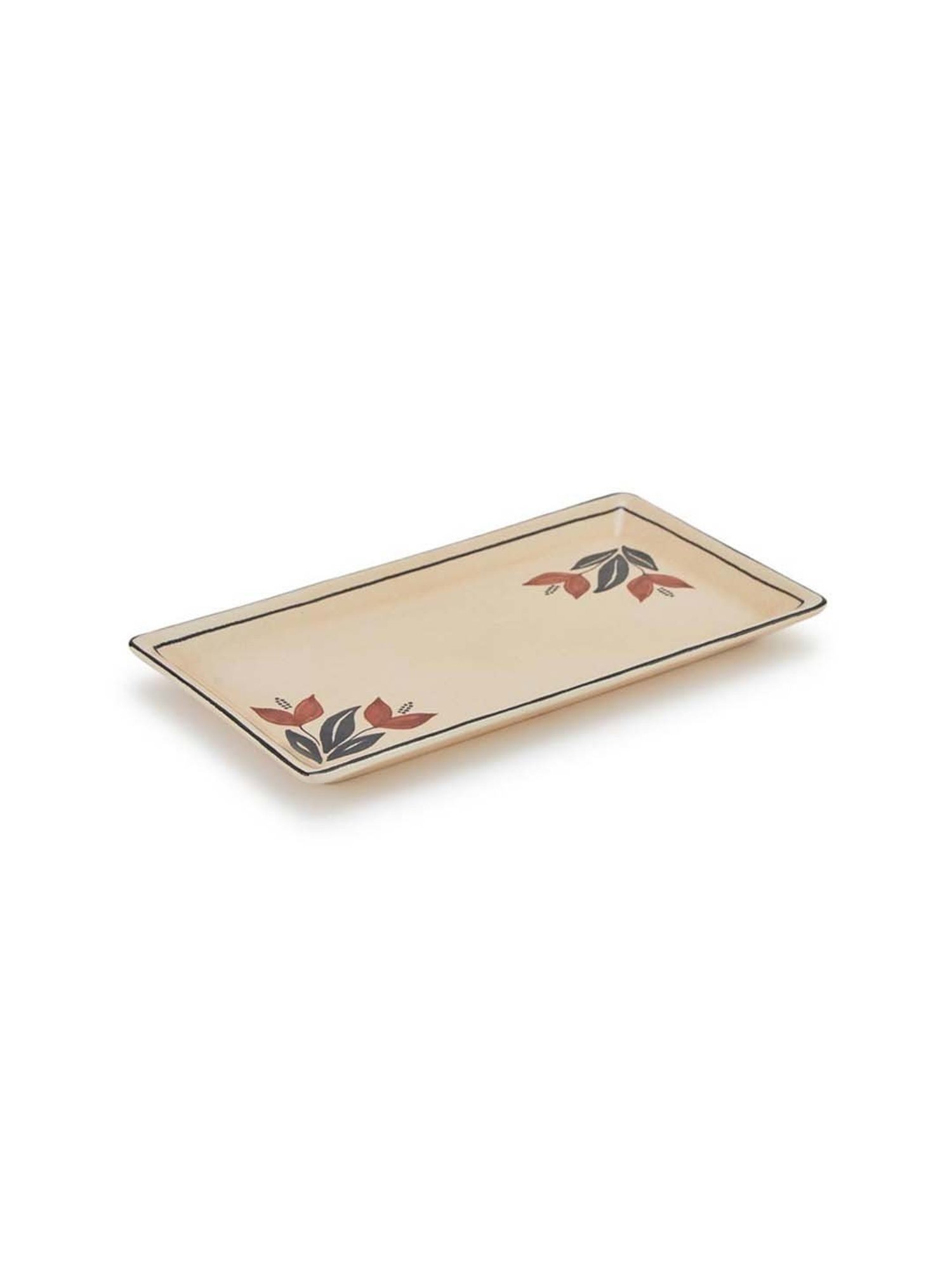 Fabindia Thar Multicolor Ceramic Platter