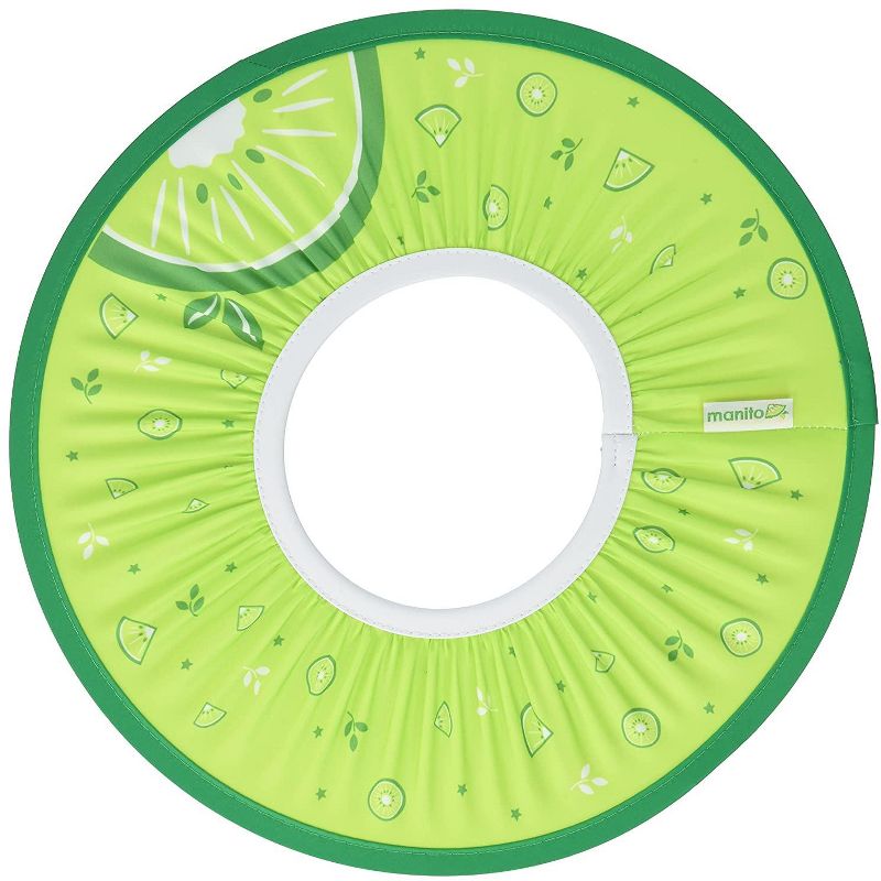 Manito Baby Shampoo Shower Hat, Bath Time Visor to Shield Water from Face and Eyes, Kiwi/Green