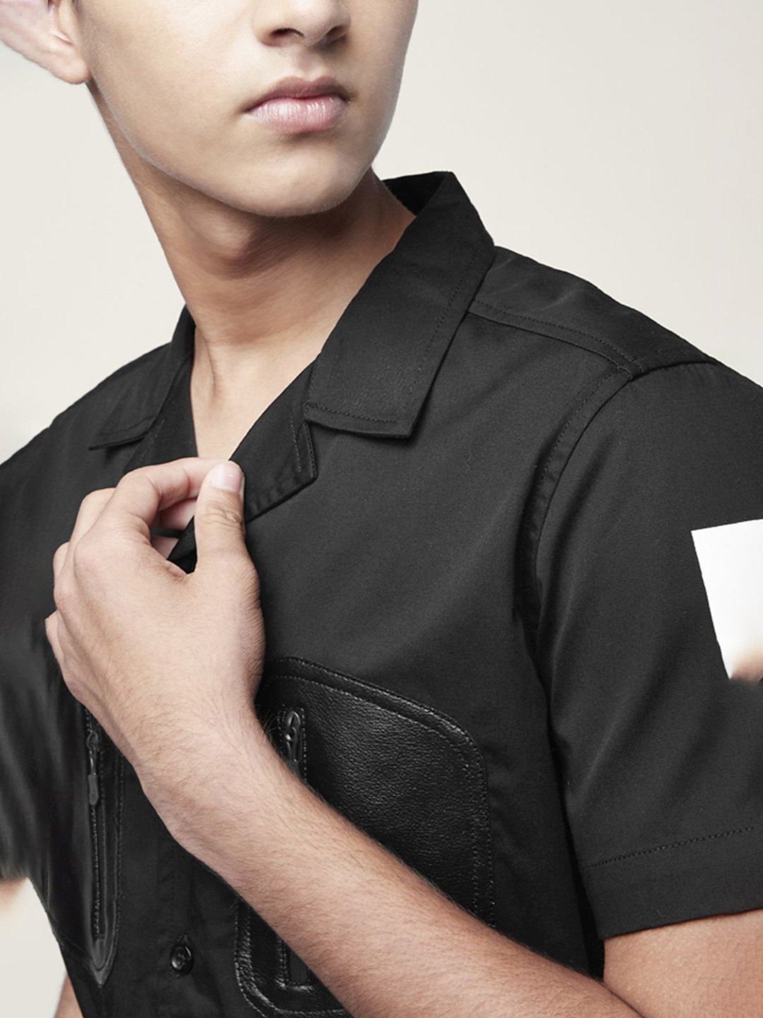 Coolsters by Pantaloons Kids Black Cotton Printed Shirt