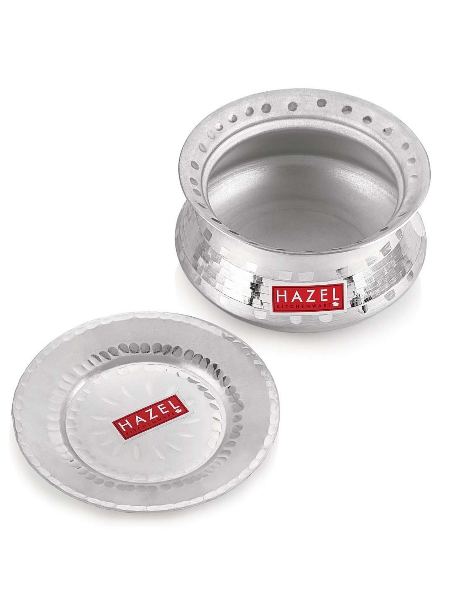 Hawkins Silver & Transparent Stainless Steel 19 cm Gas Compatible Handi With Lid (2 L) - Set of 1