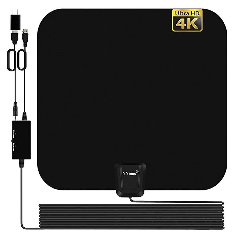 Antenna Indoor Amplified HDAntenna Digital HD 4K80 Miles Range Maxwith Powerful Amplifier 165 FT Coax Cable2019 Newest