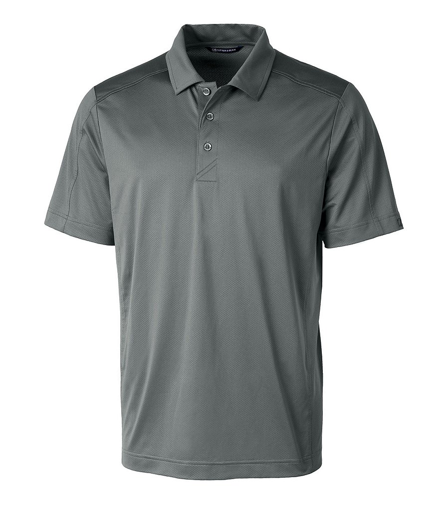 Cutter & Buck Big & Tall Prospect Textured Performance Stretch Short-Sleeve Polo Shirt