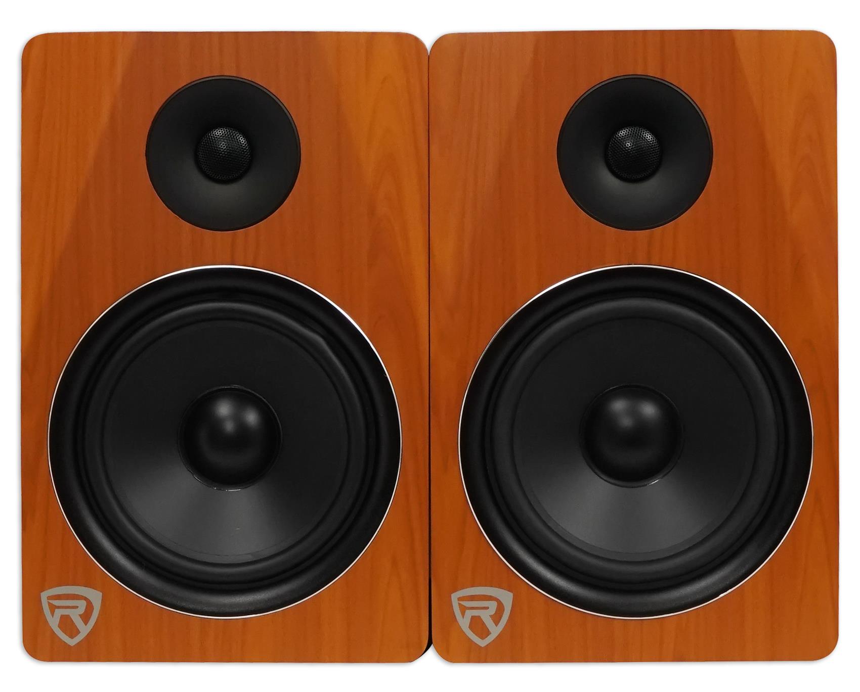 Rockville APM8C 8" 2-Way 500W Active/Powered USB Studio Monitor Speakers Pair