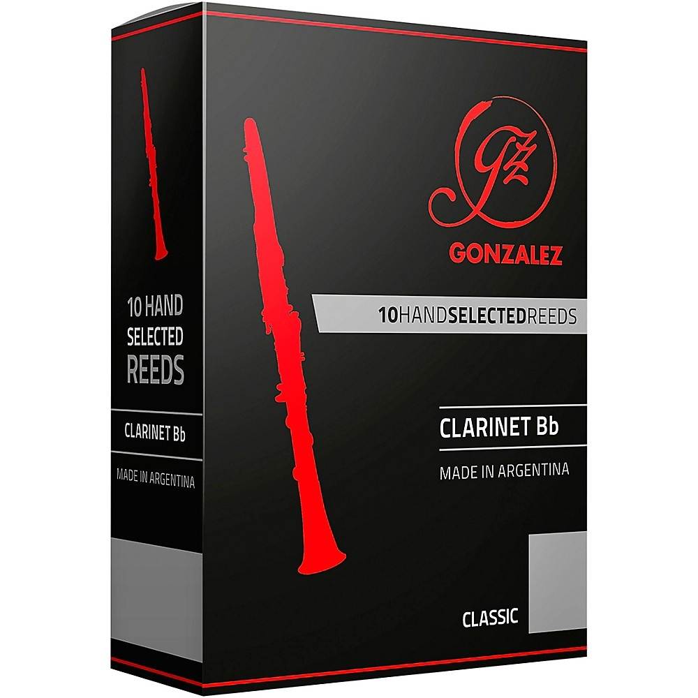 Gonzalez Classic Bb Clarinet Reeds Box of 10 Strength 3