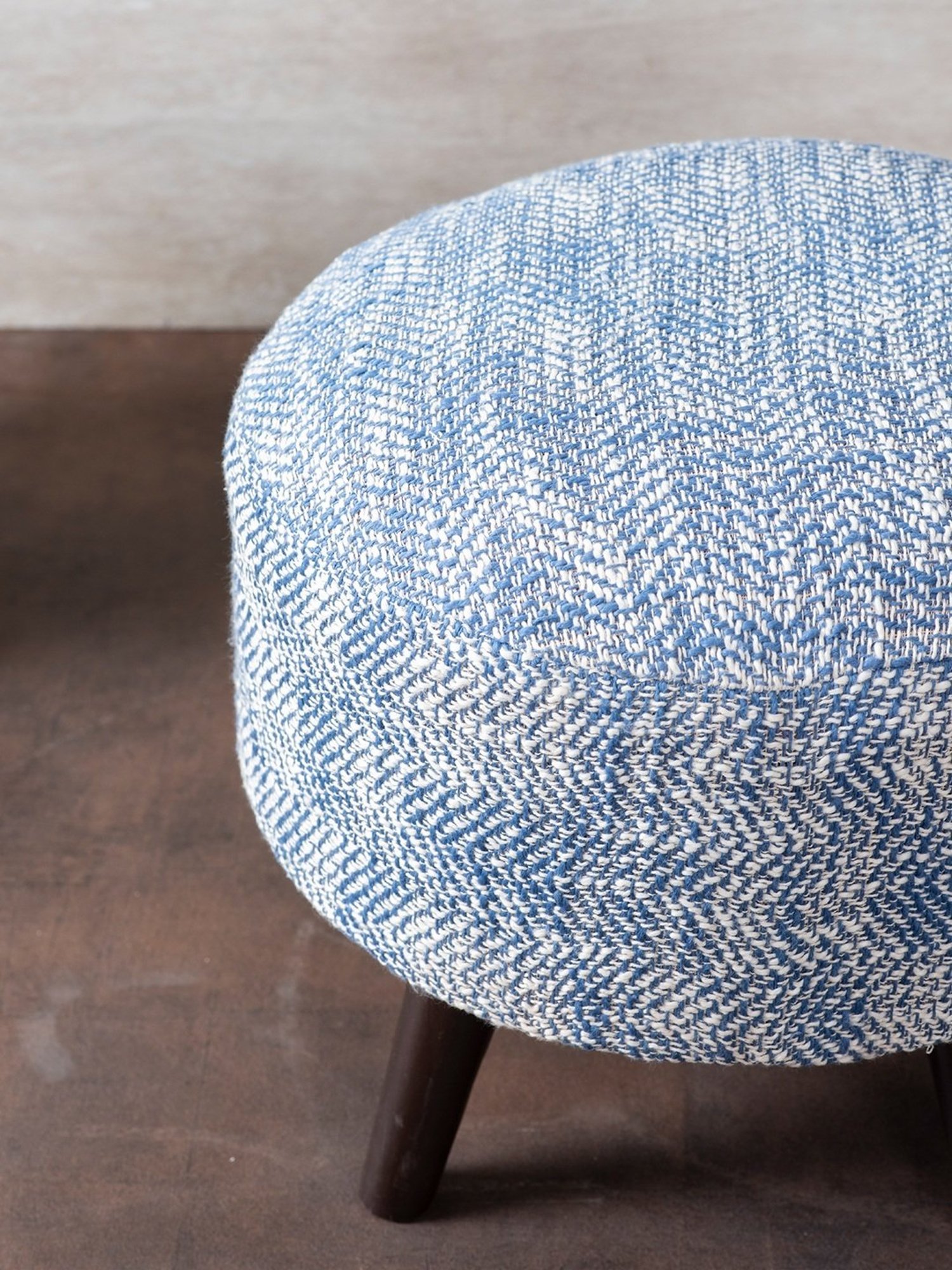 Chumbak Spring Marigold Floral Green Mango Wood Modern Trunk Storage Ottoman