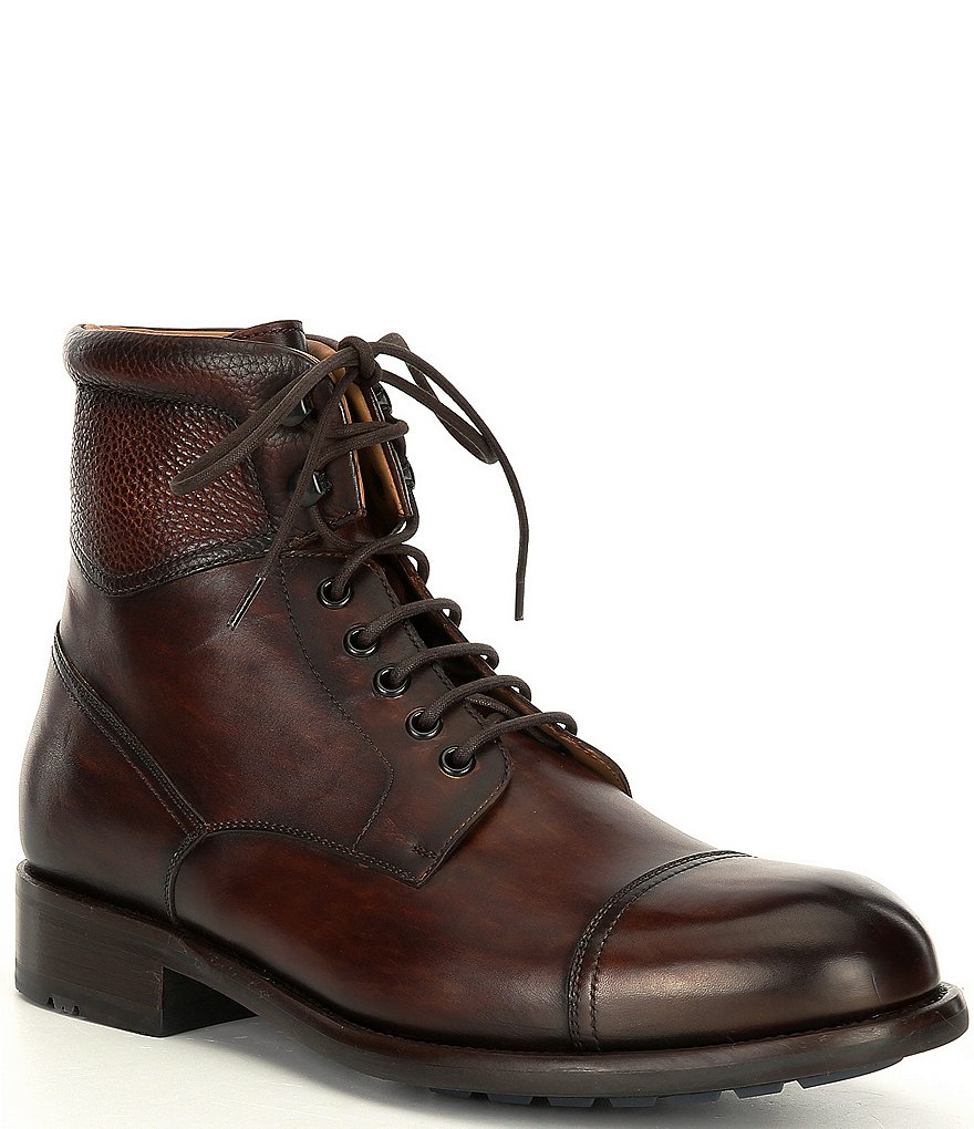 Magnanni Men's Peyton II Cap Toe Lace-Up Boots