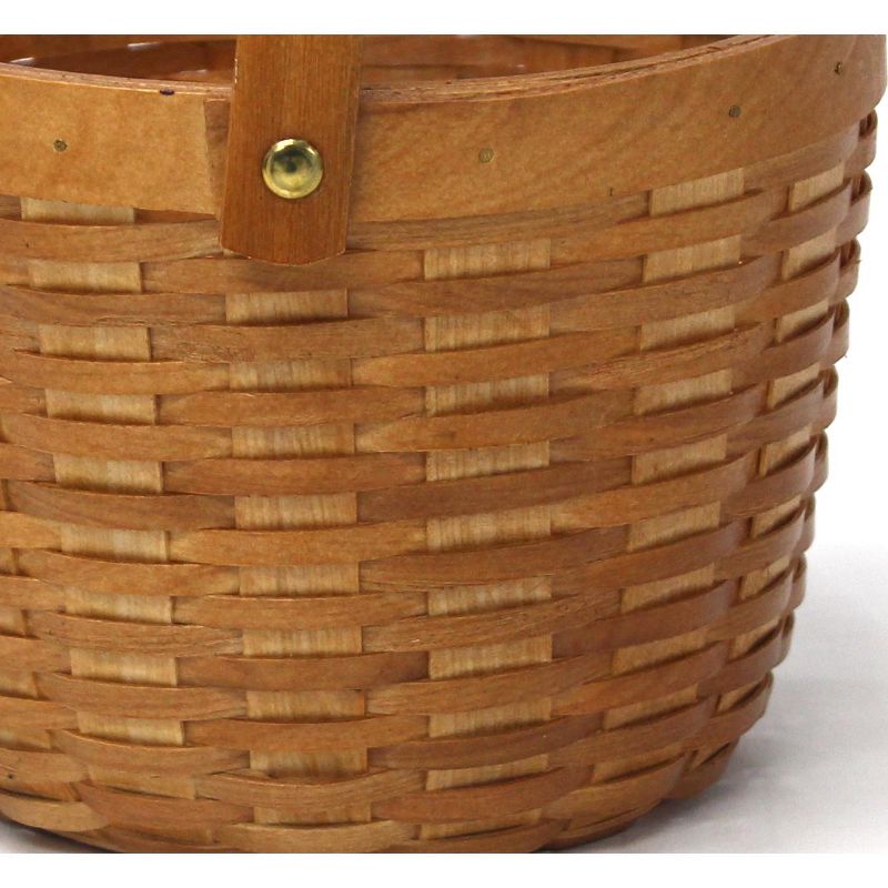 Vintiquewise Small Wood Chip Apple Picking Basket