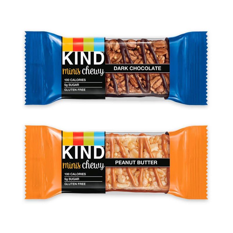 KIND Mini Chewy Peanut Butter + Dark Chocolate - 16.2oz/20ct