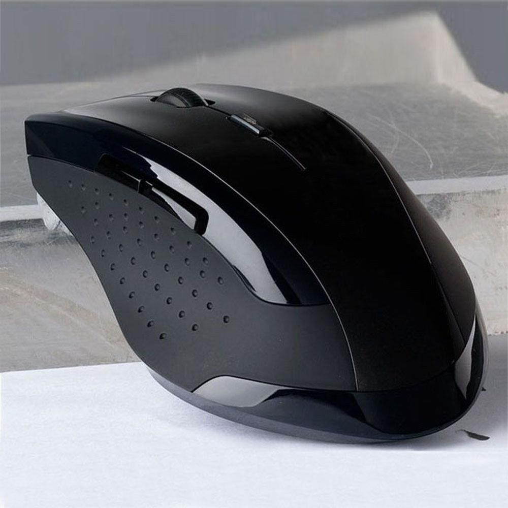 2.4GHz Wireless Optical Gaming Mouse Mice For Computer PC Laptop Black