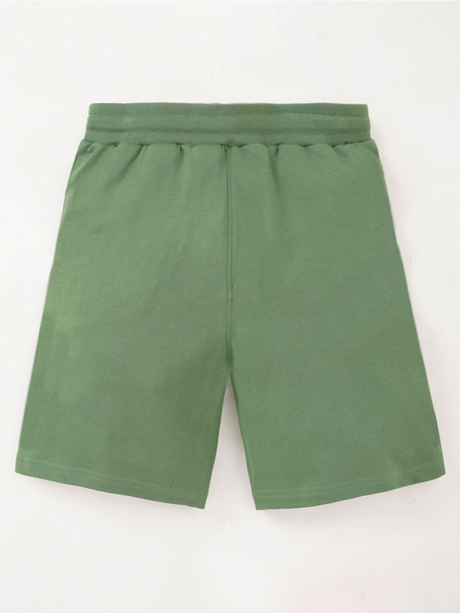 Edheads Kids Green Cotton Printed Shorts