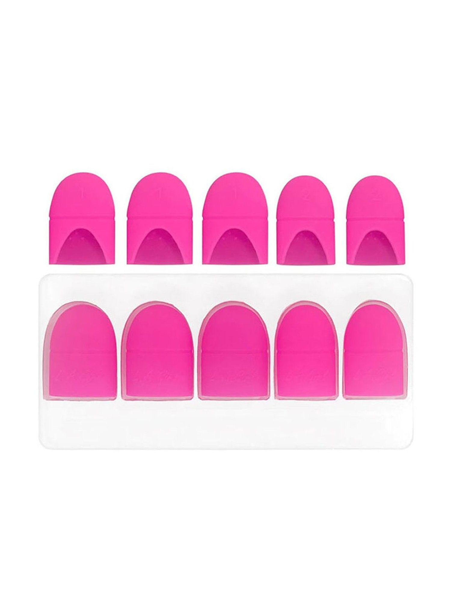 L.A. Girl Soak-Off Silicone Nail Caps - Pack of 10