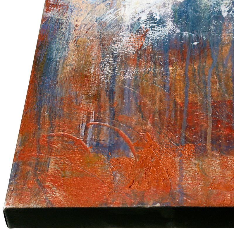 Abstract Expression Hand Painted Expressions Stretched Unframed Wall Canvas - StyleCraft