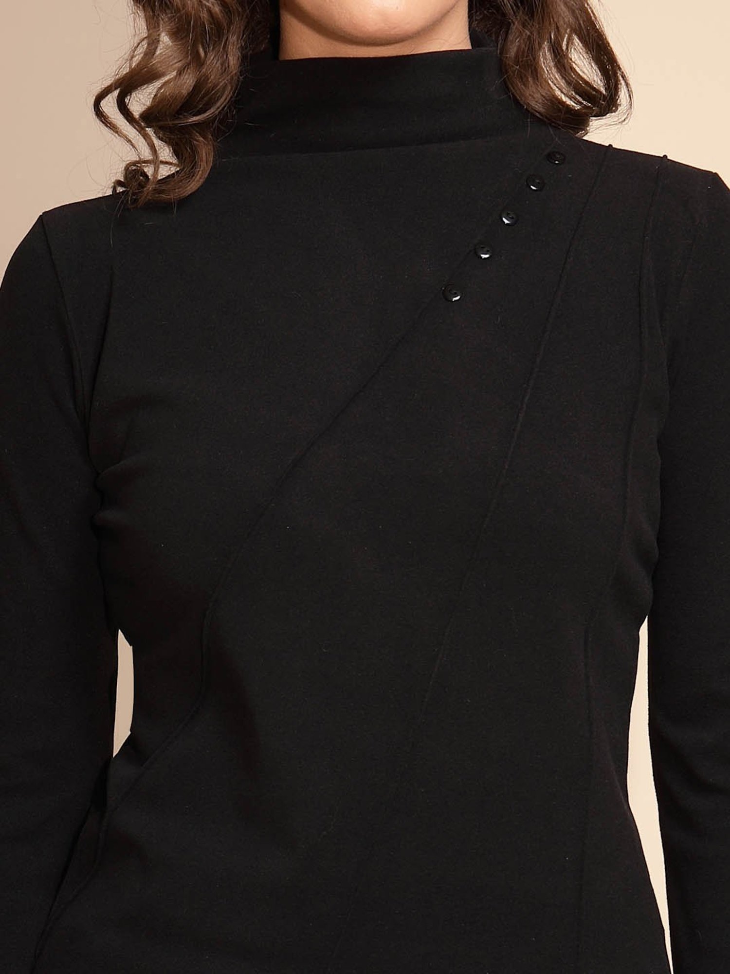 Global Republic Black Knit Regular Fit Top