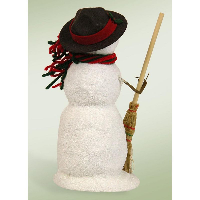 Byers Choice 9.5" Snowman with Broom Collectible Christmas Figure