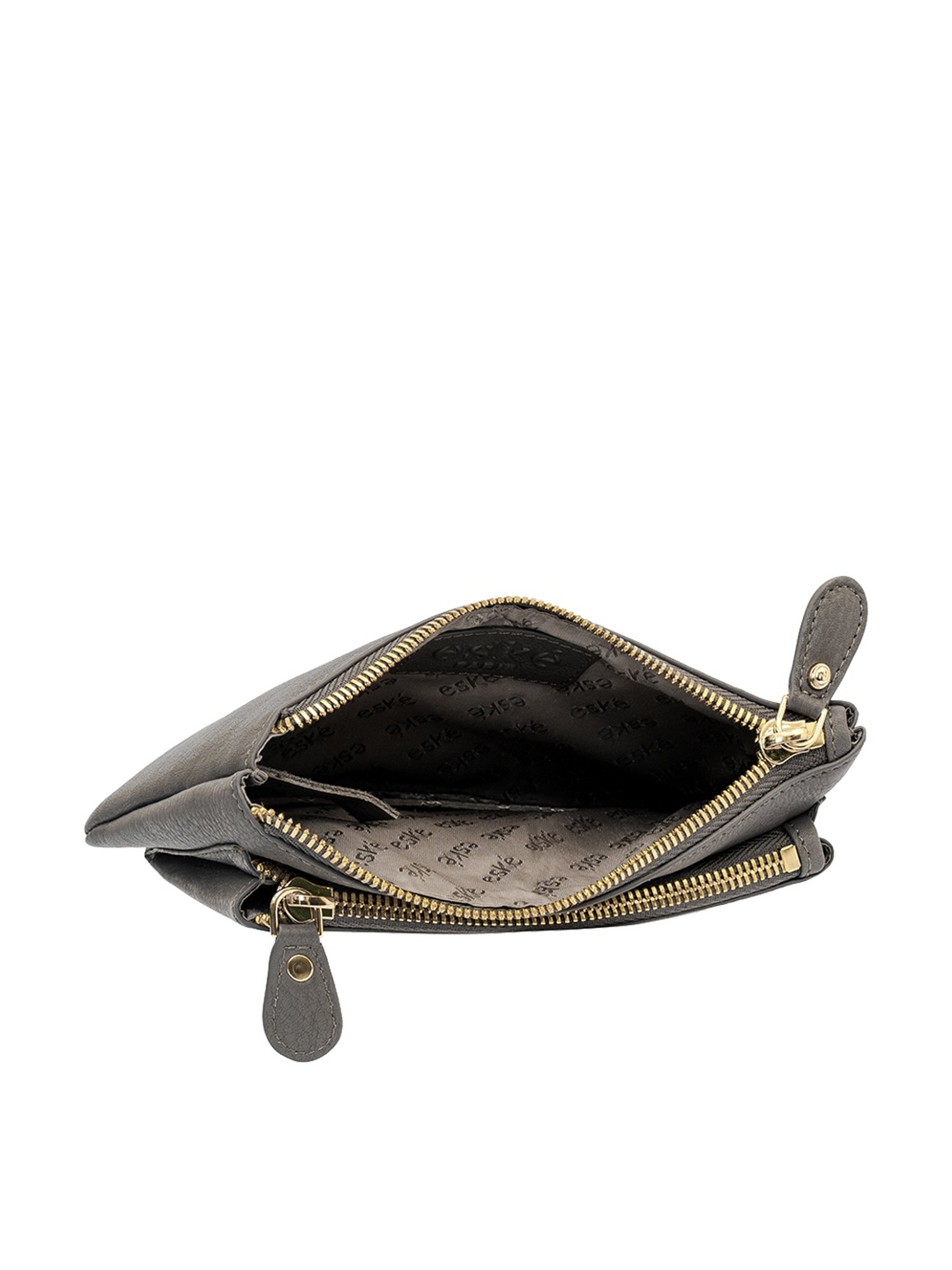 Eske Aleta Grey Solid Wallet for Women