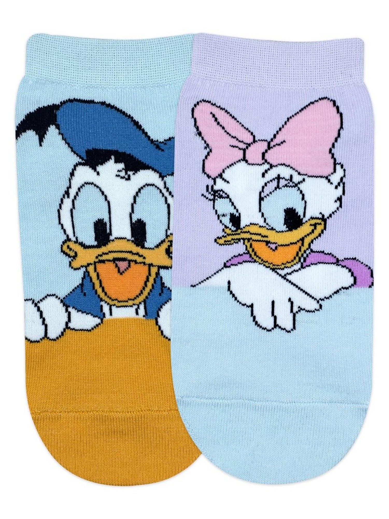 BALENZIA Blue & Pink Cartoon Socks (Pack of 2)