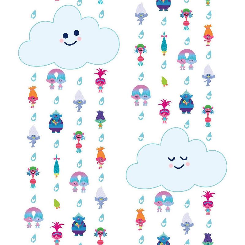 Trolls Clouds Peel and Stick Wallpaper - Roomates