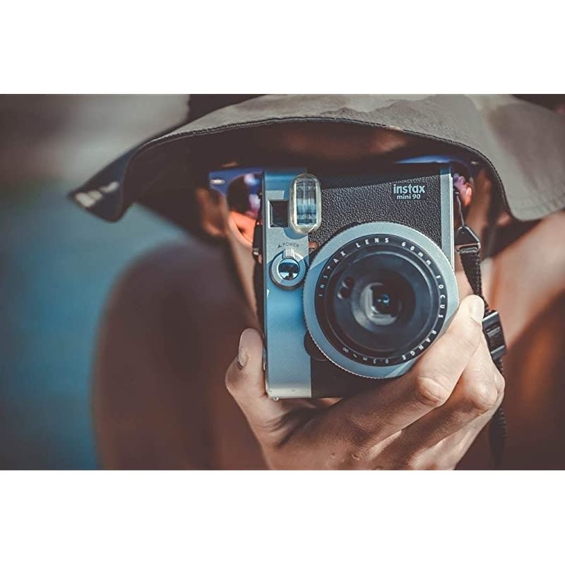 INSTAX Mini 90 Neo Classic Instant Camera (Black) +  Instax Mini Instant Film (60 Exposures) + Camera Case &ndash; Deluxe Accessory Bundle