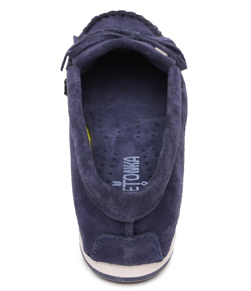 Minnetonka Kilty Plus Suede Moccasins