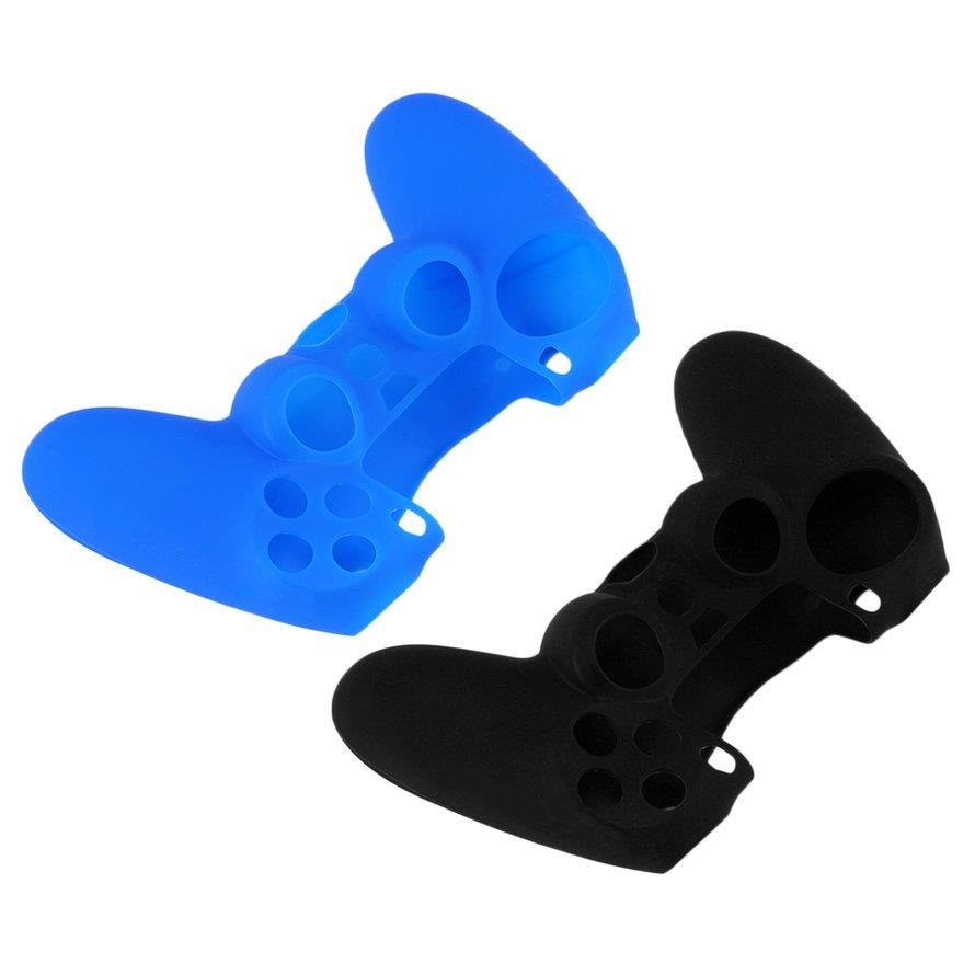 New Soft Silicone Rubber Gel Skin Non-slip Case Cover for PS4 Controller