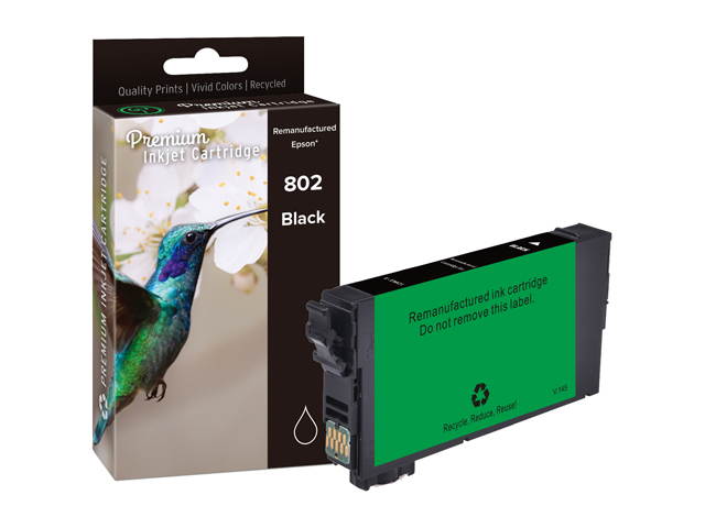 Green Project E-T8021 Black Ink Cartridge