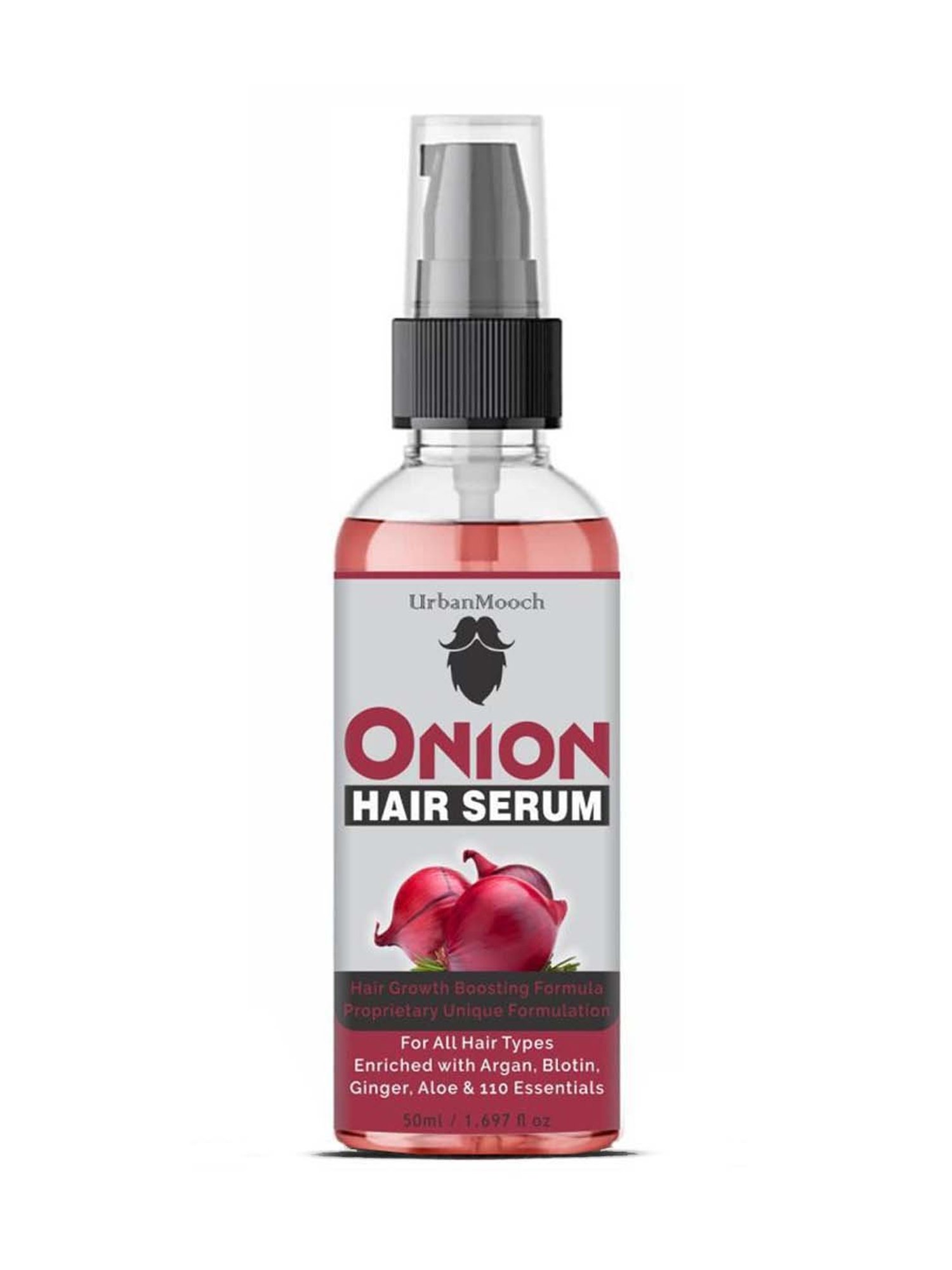UrbanMooch Onion Hair Serum for Smooth & Silky Hair - 50 ml