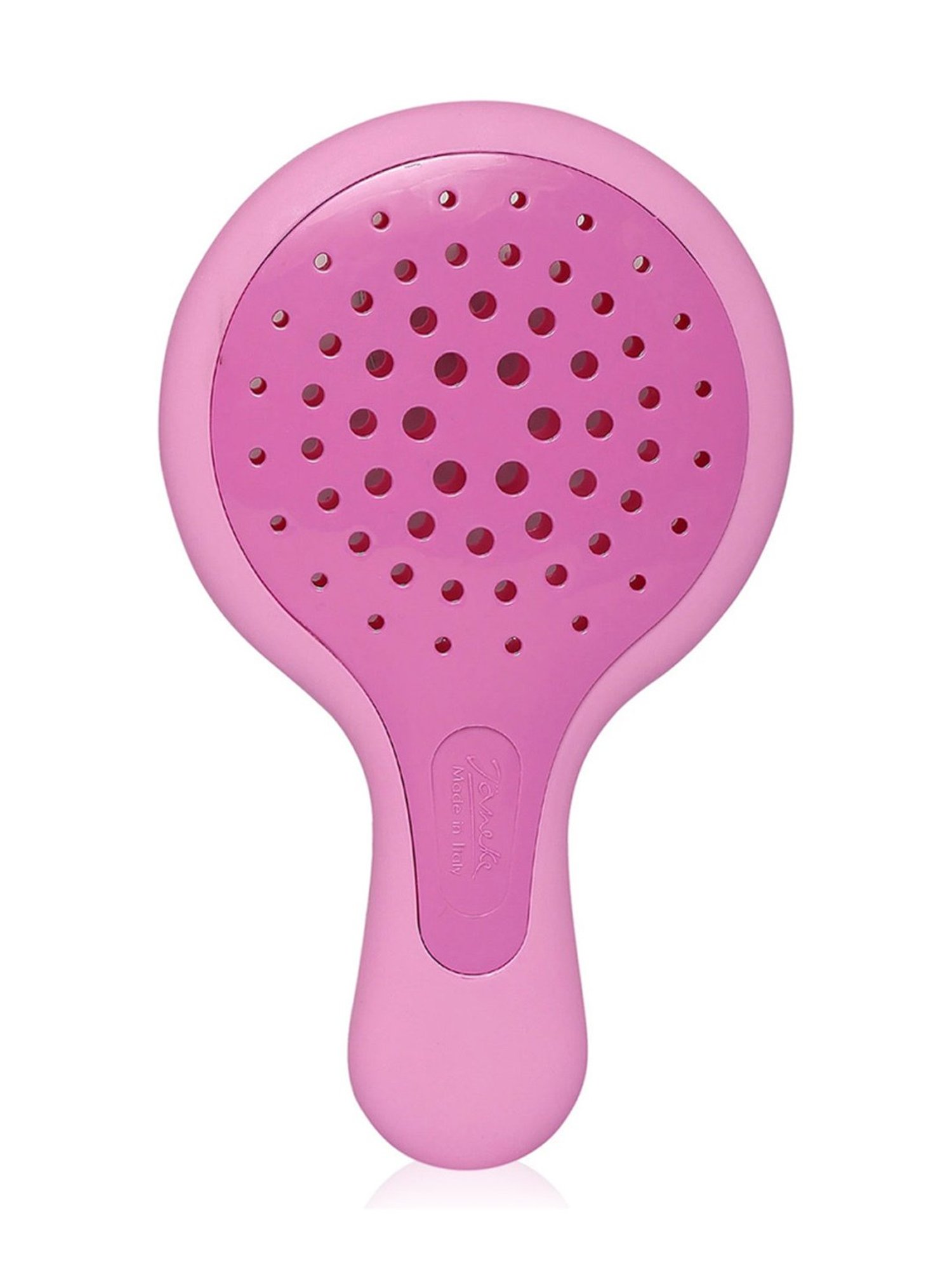 Janeke 1830 Professional Pink Silicone Bag Hairbrush