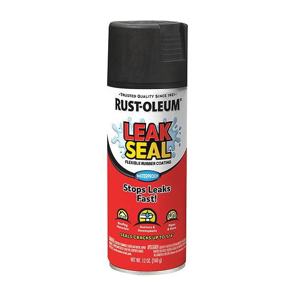 Rust-Oleum Rubber Coating Flexible Paintable Finish 12 oz. Black 265494