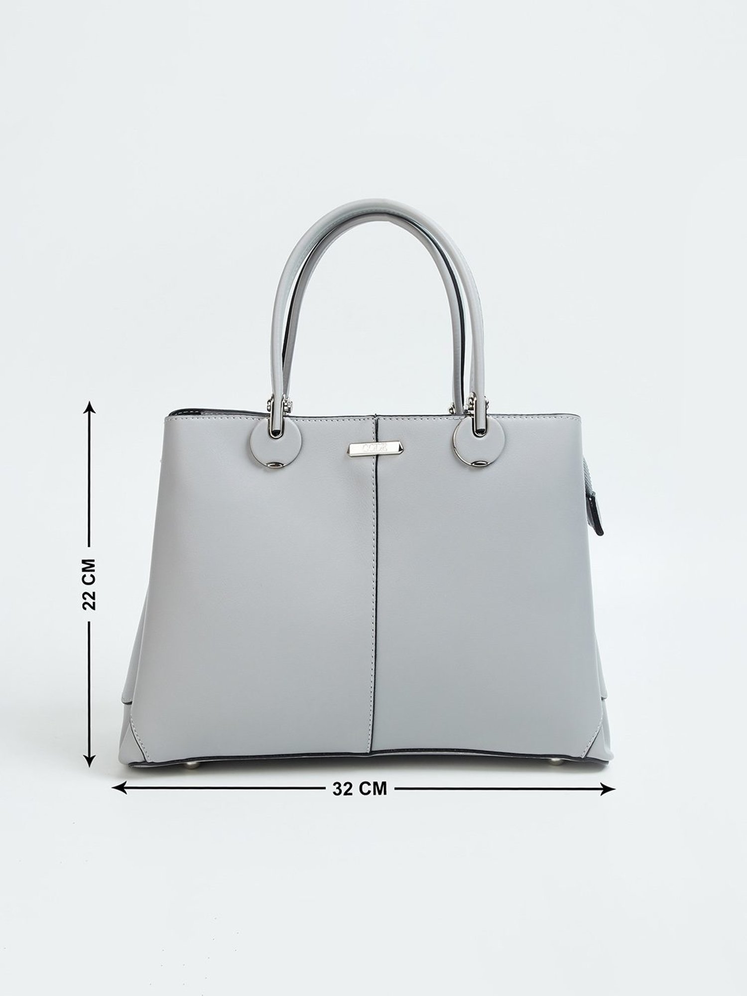 Code by Lifestyle Grey Handbag
