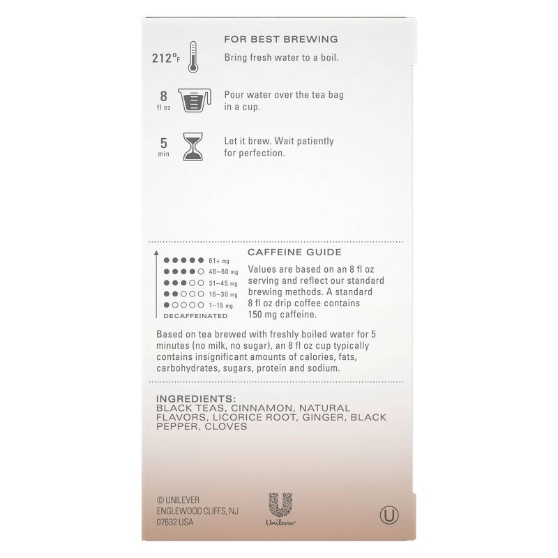 Tazo Chai Vanilla Caramel Black Tea - 20ct