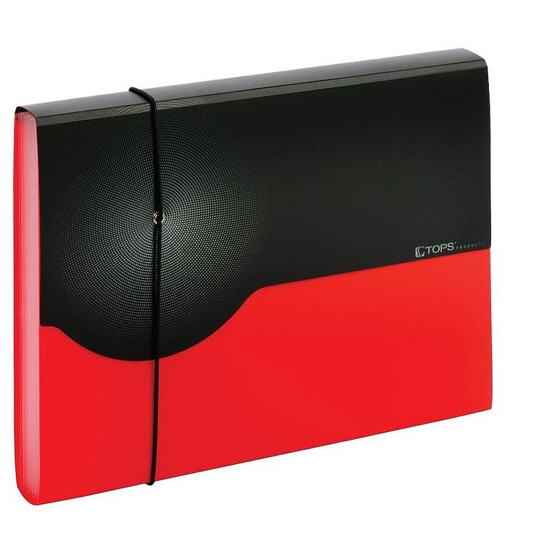 Globe-Weis Expanding File Letter Size 7-Pocket Multicolor (PFX 67440RED) 