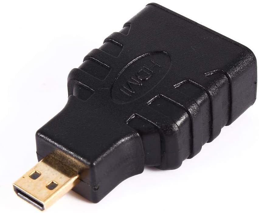 Zerone Micro HDMI to HDMI Audio Video Converter Scaler Adapter with USB Power Cable for HDTV DVD Smartphone