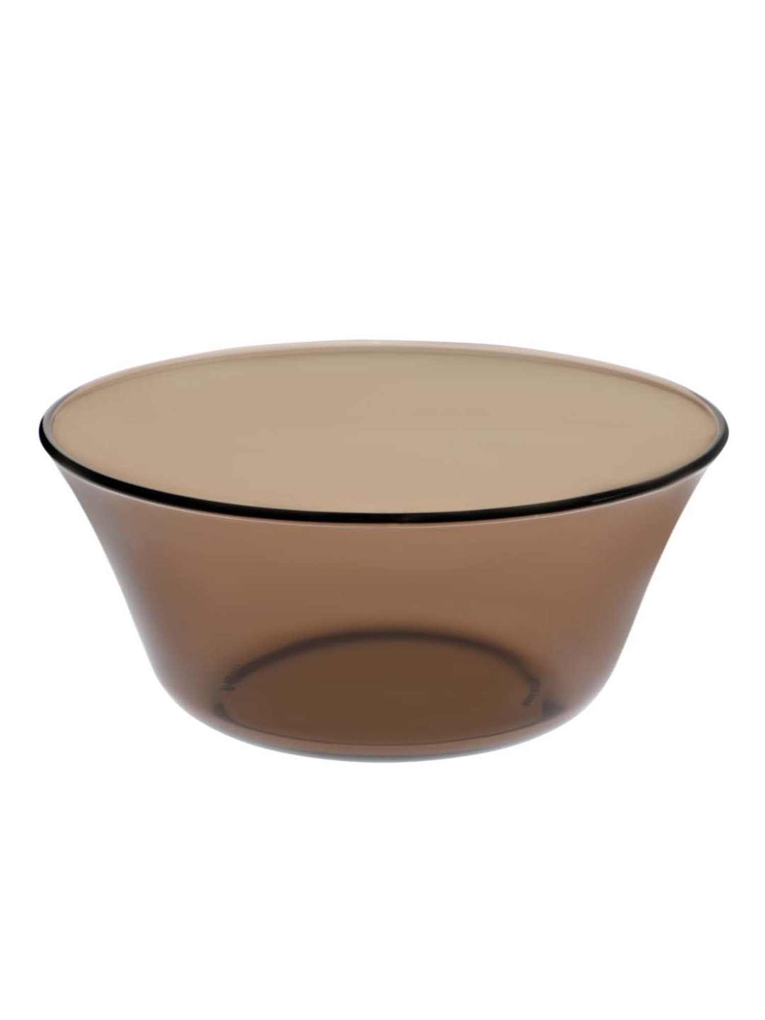 Duralex 'Lys' Brown Glass 17 cm Table Serving Bowl (0.91 L) - Set of 6