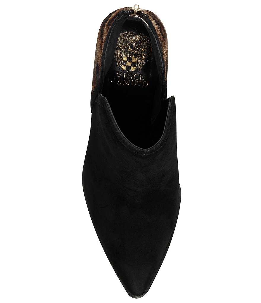 Vince Camuto Pentila Suede And Haircalf Booties