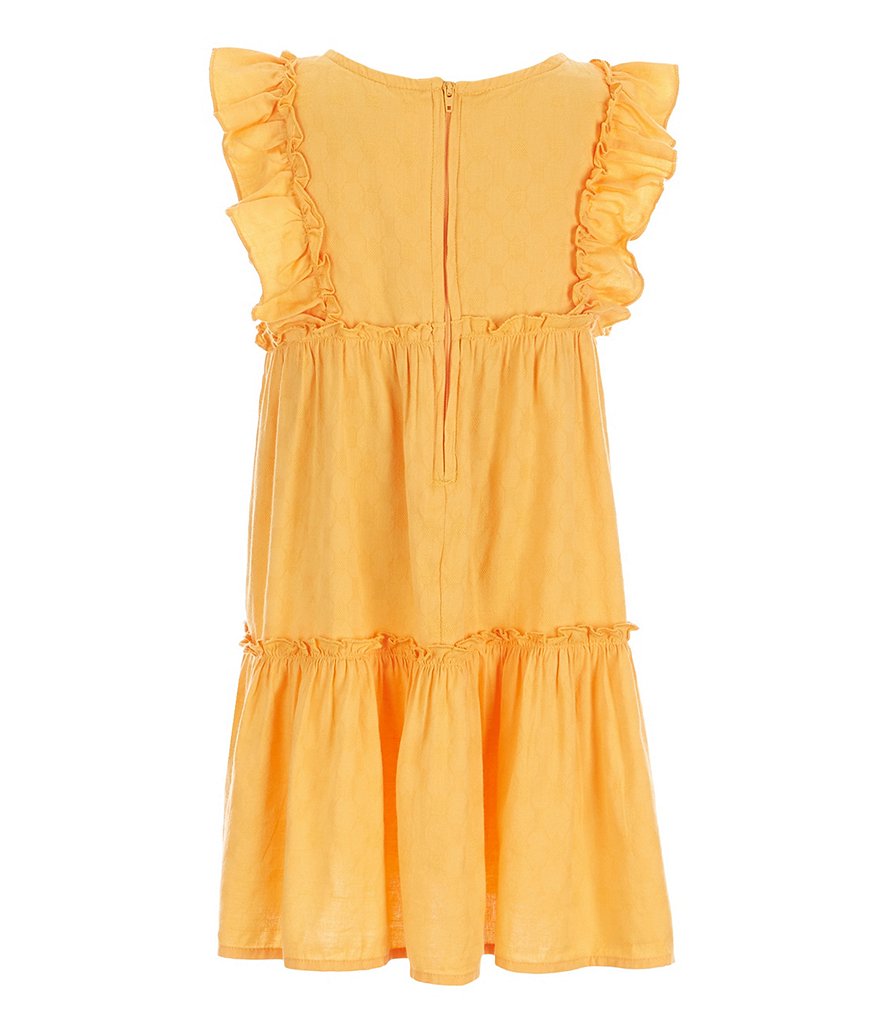 Peek Little/Big Girls 2T-12 Flutter-Sleeve Tiered A-Line Dress