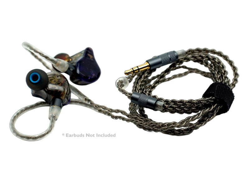 ApeSonic Rain-JET (In Ear Earbuds): Hybrid Balanced Armature & Dynamic Drivers, High Resolution, Synthetic Resin Shell, MMCX Connect - Cable Changeable, Hi-Fi & Premium Sound, Black Marble Color