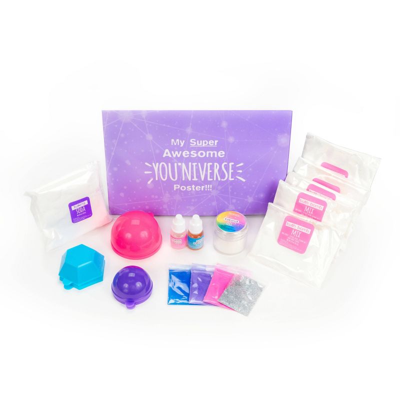 YOUniverse 17pc Galactic Bath Bomb Craft Activity Kit
