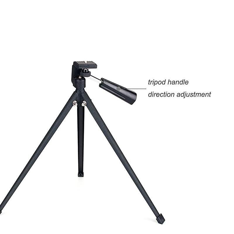 Tabletop Tripod Portable Compact Tripod Folded Tripod for Spotting Scopes DLSR Camera Monocular Binocular MediumSized Telescopes