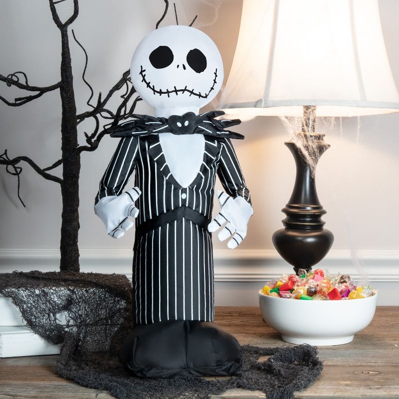 Gemmy Airdorable Airblown Jack Skellington Disney,  Tall, Multicolored