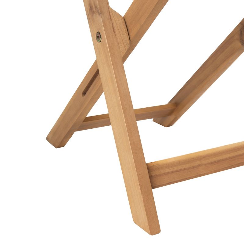 3pc Steel Bistro Set Gray - Nuu Garden