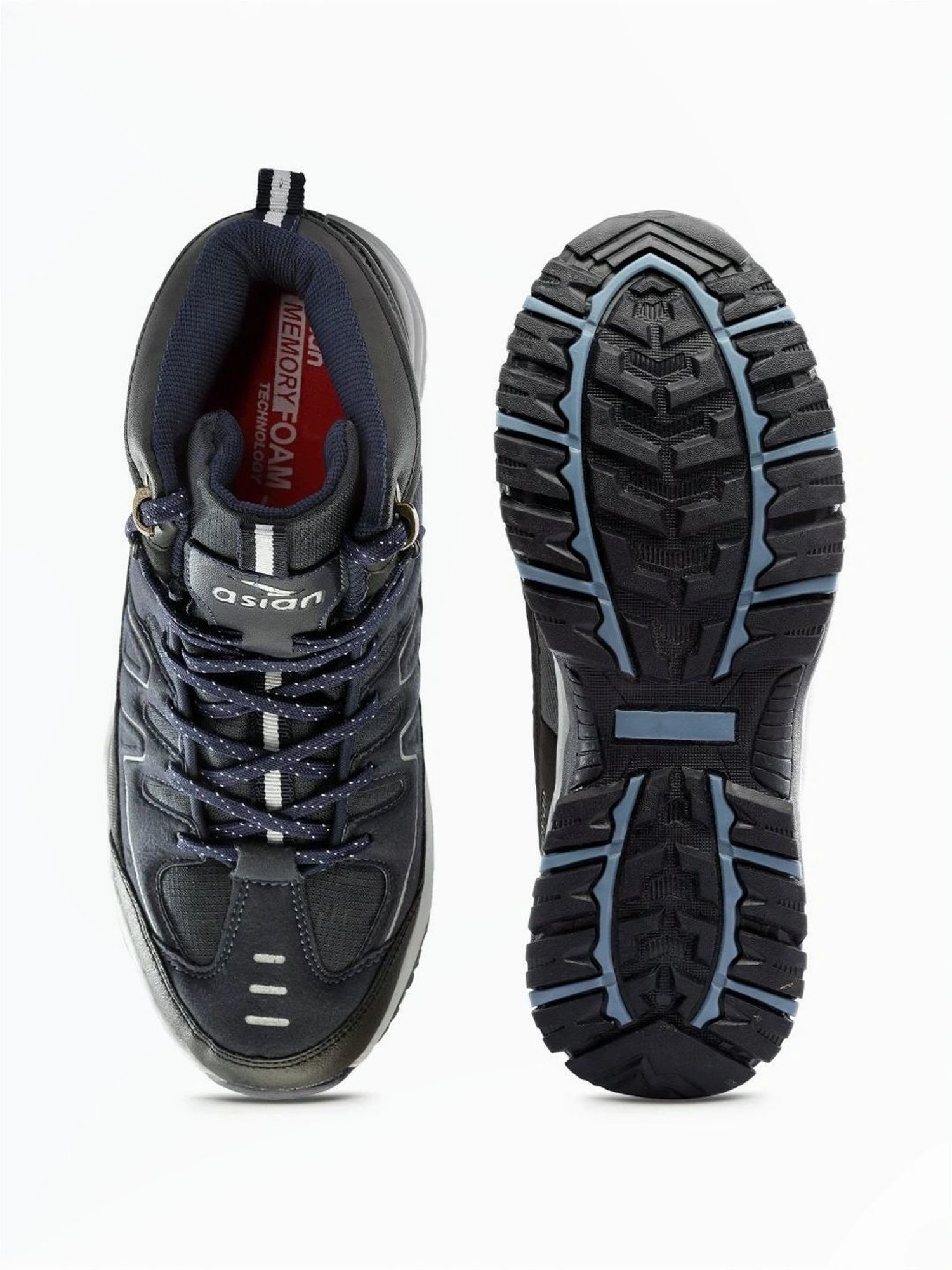 Asian Men's Navy Outdoor Shoes